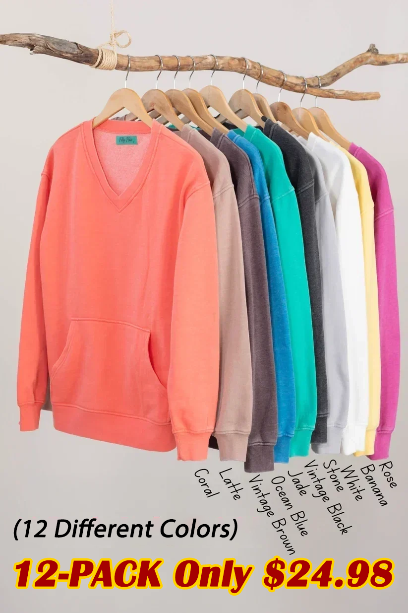 Cozy Campfire V-Neck Sweatshirt