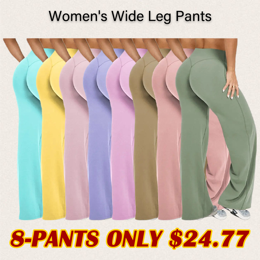 Women's Casual Wide Leg Sport Pants