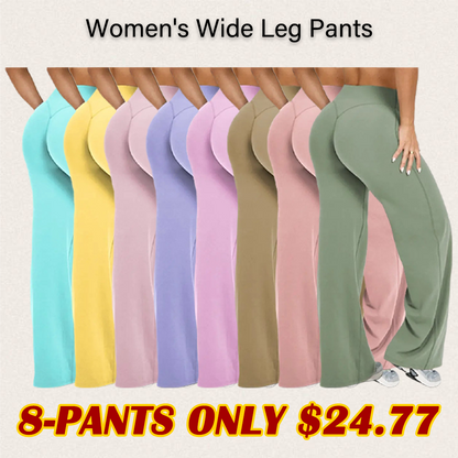 Women's Casual Wide Leg Sport Pants