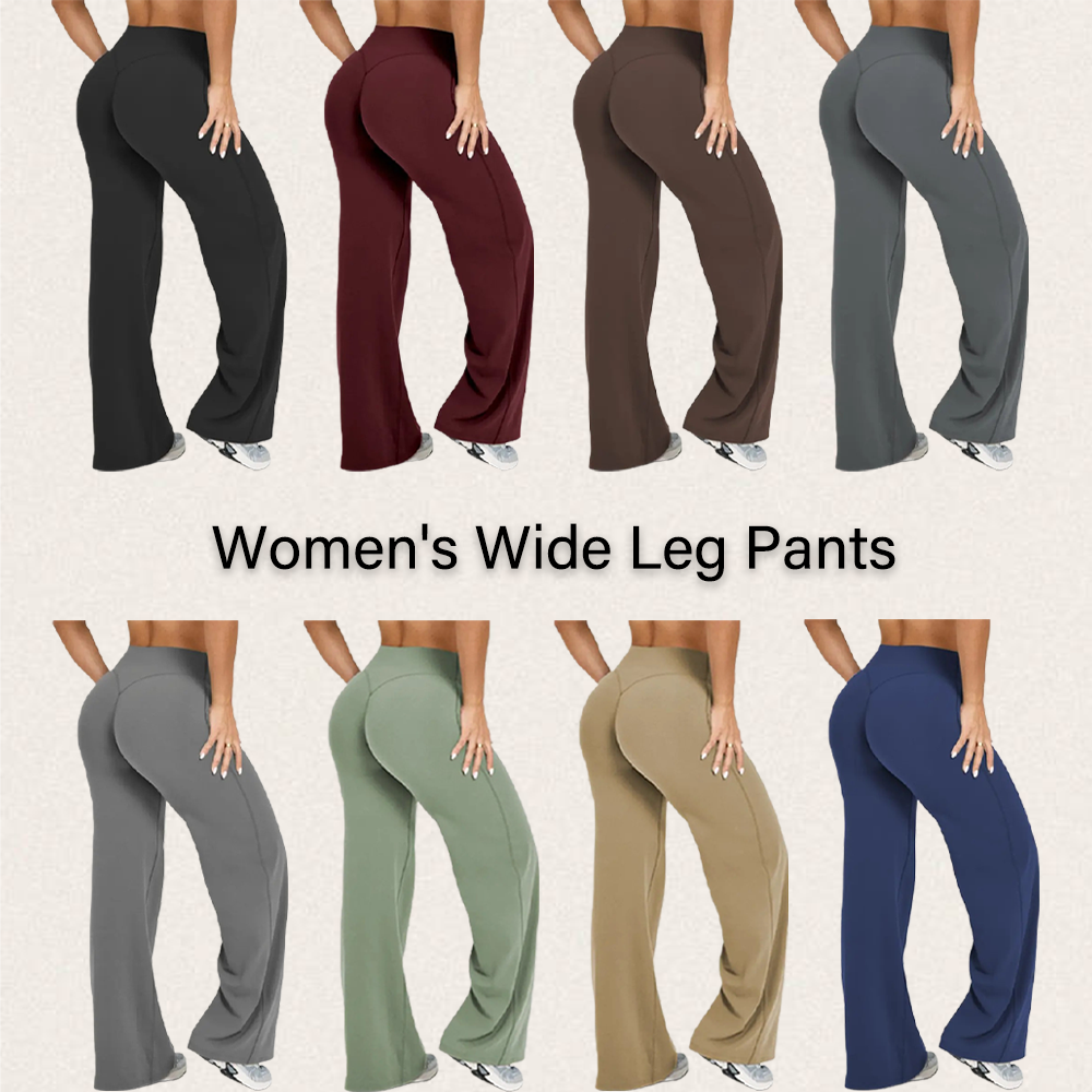 Women's Casual Wide Leg Sport Pants
