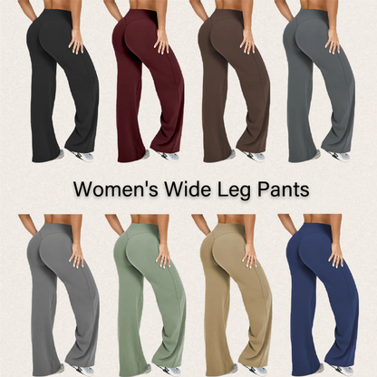 Women's Casual Wide Leg Sport Pants