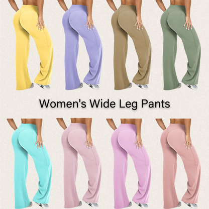 Women's Casual Wide Leg Sport Pants