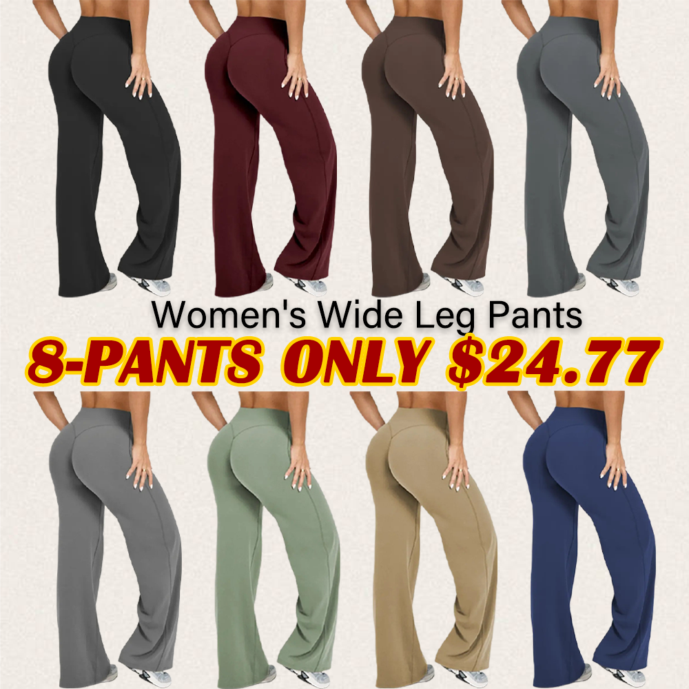 Women's Casual Wide Leg Sport Pants