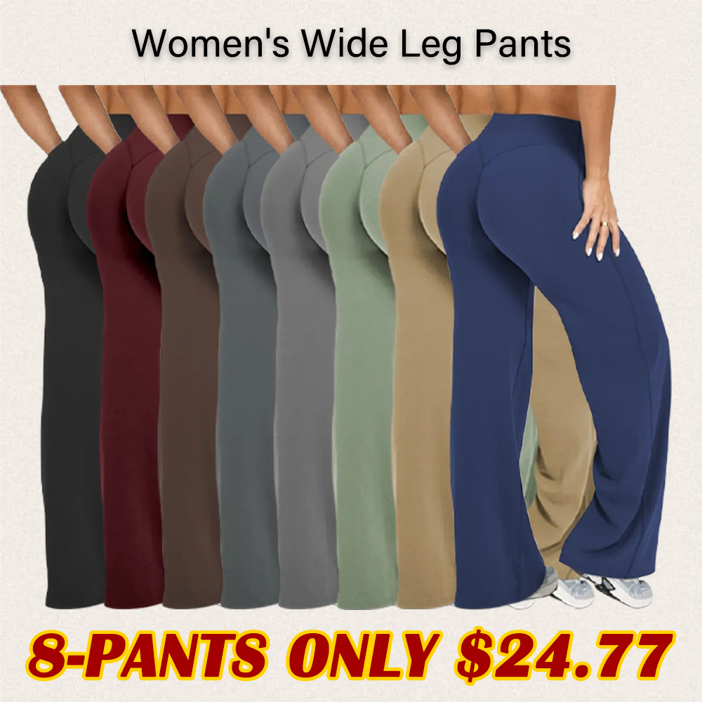 Women's Casual Wide Leg Sport Pants