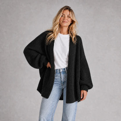 The Balloon Sleeve — Women's Oversized Cardigan Sweater