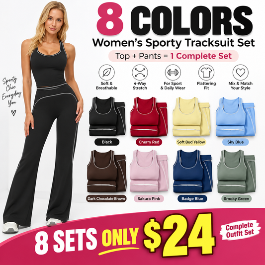 Women’s 2-Piece Yoga Set Bundle – 8 Colors Included