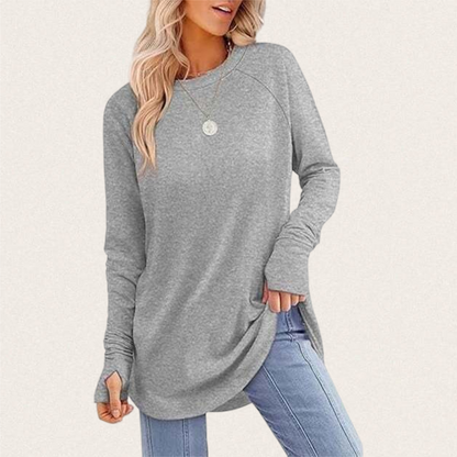 Women's Casual Basic Baggy Loose-Fit Tunic Top