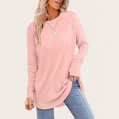 Women's Casual Basic Baggy Loose-Fit Tunic Top