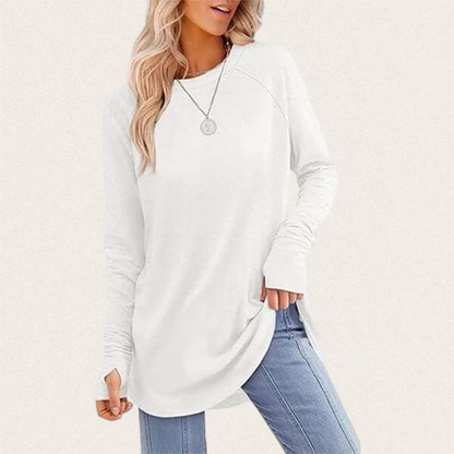 Women's Casual Basic Baggy Loose-Fit Tunic Top