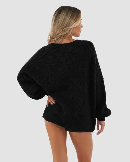The Balloon Sleeve — Women's Oversized Cardigan Sweater