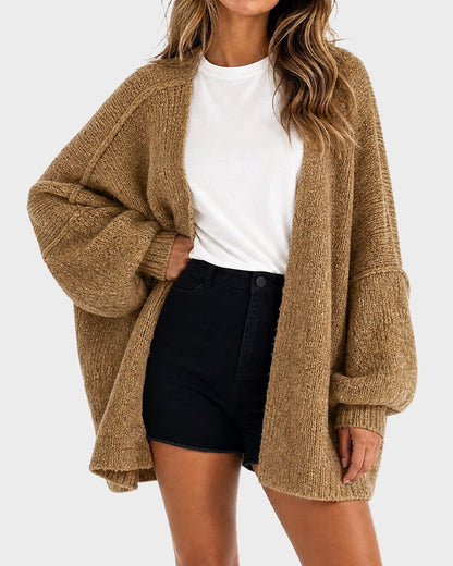The Balloon Sleeve — Women's Oversized Cardigan Sweater