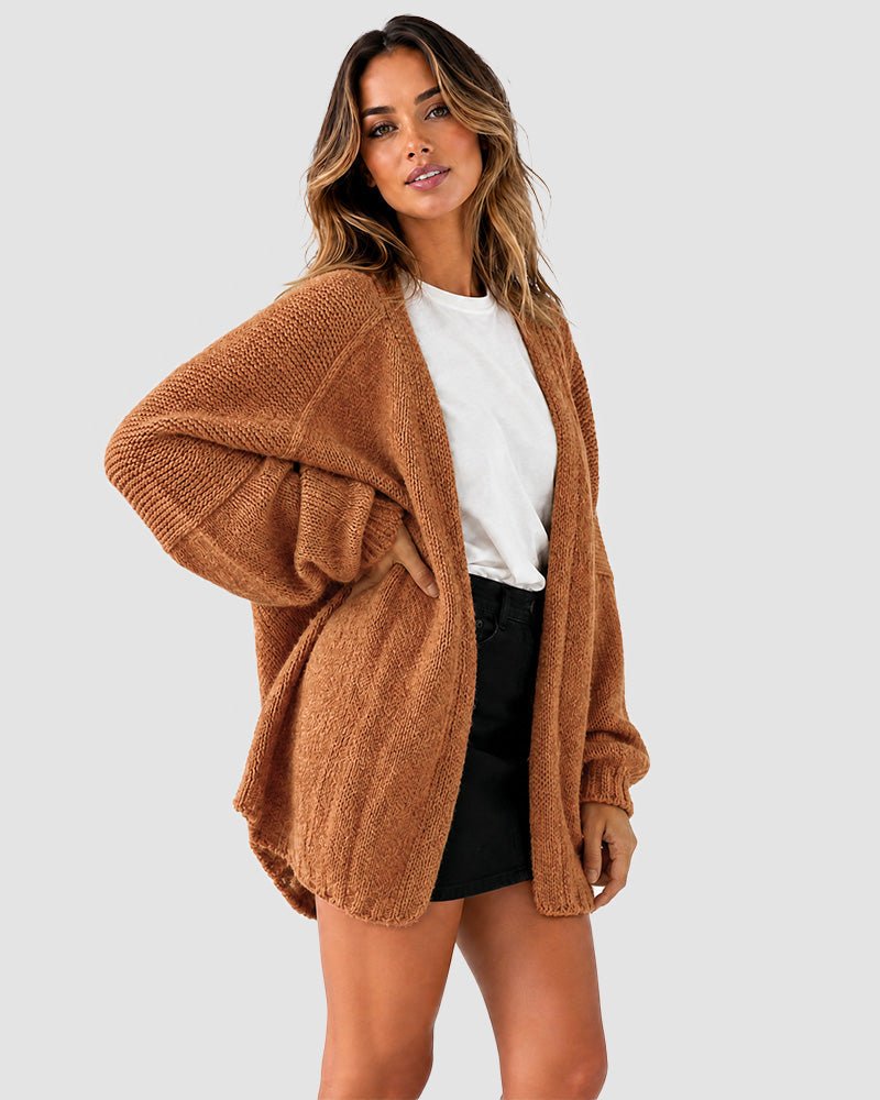 The Balloon Sleeve — Women's Oversized Cardigan Sweater
