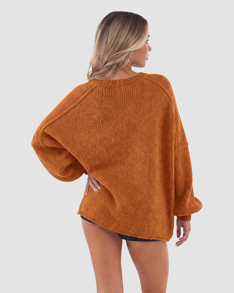 The Balloon Sleeve — Women's Oversized Cardigan Sweater