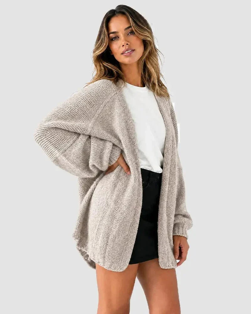 The Balloon Sleeve — Women's Oversized Cardigan Sweater