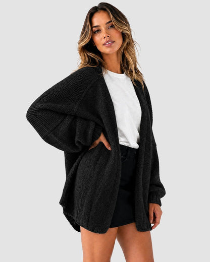 The Balloon Sleeve — Women's Oversized Cardigan Sweater