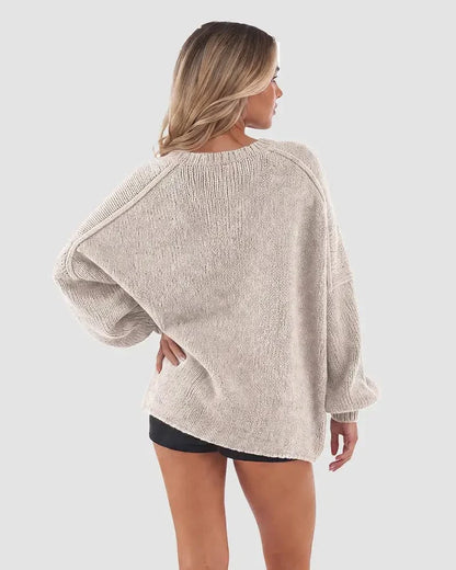 The Balloon Sleeve — Women's Oversized Cardigan Sweater