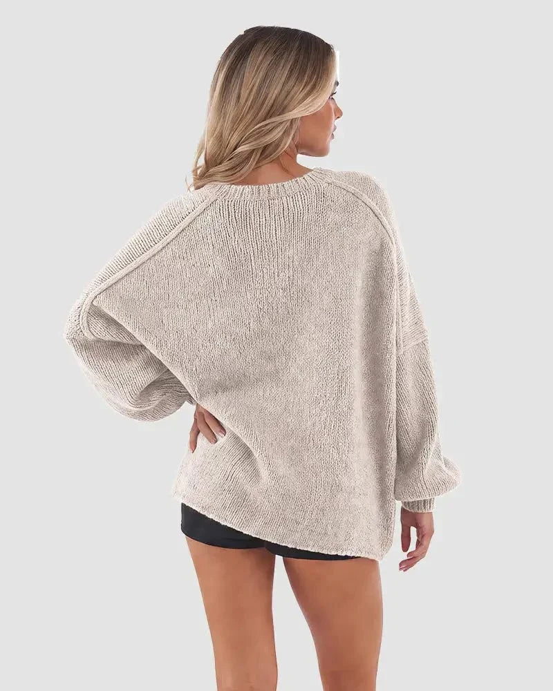 The Balloon Sleeve — Women's Oversized Cardigan Sweater
